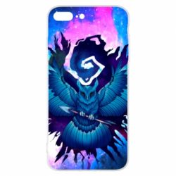 Чохол для iPhone 8 Plus Owl with an arrow in space - PrintSalon