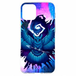 Чохол для iPhone 12 mini Owl with an arrow in space - PrintSalon