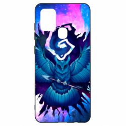 Чохол для Samsung A21s Owl with an arrow in space - PrintSalon