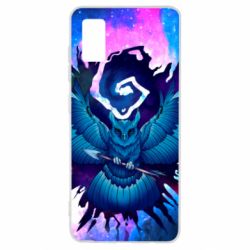 Чехол для Samsung A41 Owl with an arrow in space