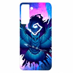 Чохол для Samsung S21 Owl with an arrow in space - PrintSalon
