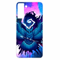 Чохол для Samsung S21+ Owl with an arrow in space - PrintSalon