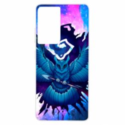 Чохол для Samsung S21 Ultra Owl with an arrow in space - PrintSalon