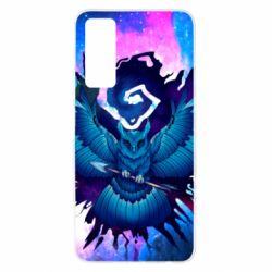 Чохол для Huawei P Smart 2021 Owl with an arrow in space - PrintSalon