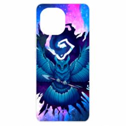 Чехол для Xiaomi Mi11 Owl with an arrow in space-PrintSalon Чехол для Xiaomi Mi11 Owl with an arrow in space