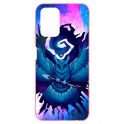 Чохол для Xiaomi Redmi Note 10 Owl with an arrow in space - PrintSalon