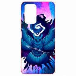 Чехол для Xiaomi Redmi Note 10 Pro Owl with an arrow in space