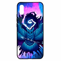 Чохол для Xiaomi Redmi 9a Owl with an arrow in space - PrintSalon