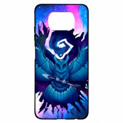Чохол для Xiaomi Poco X3 Owl with an arrow in space - PrintSalon