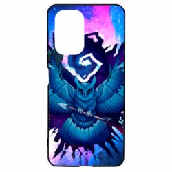 Чехол для Xiaomi Poco F3/K40 Owl with an arrow in space