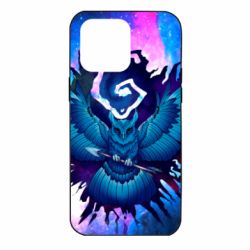 Чохол для iPhone 14 Pro Max Owl with an arrow in space - PrintSalon