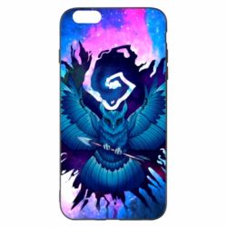Чехол для iPhone 6 Plus/6S Plus Owl with an arrow in space