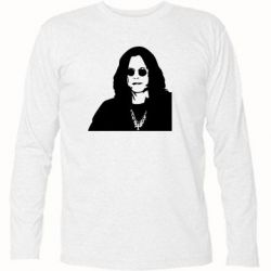 Футболка с длинным рукавом Ozzy Osbourne face - PrintSalon