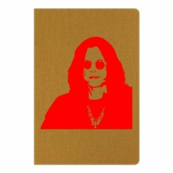 Блокнот с принто Ozzy Osbourne face - PrintSalon