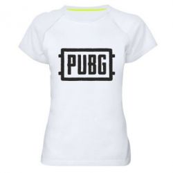 Жіноча футболка для спорту ПАБГ - PrintSalon