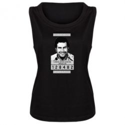 Женская майка Pablo Escobar - PrintSalon