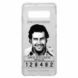 Чехол для Samsung S10+ Pablo Escobar - PrintSalon