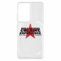 Чехол для Samsung S21 Ultra Pablo Escobar-PrintSalon Чехол для Samsung S21 Ultra Pablo Escobar