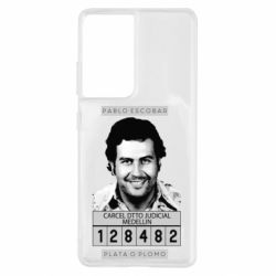 Чехол для Samsung S21 Ultra Pablo Escobar-PrintSalon Чехол для Samsung S21 Ultra Pablo Escobar