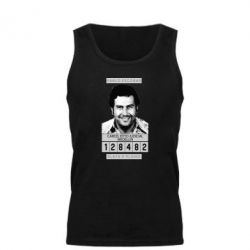 Мужская майка Pablo Escobar - PrintSalon