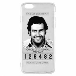 Чехол для iPhone 6 Plus/6S Plus Pablo Escobar - PrintSalon