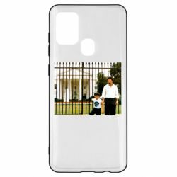 Чехол для Samsung A21s Пабло Эскобар - PrintSalon