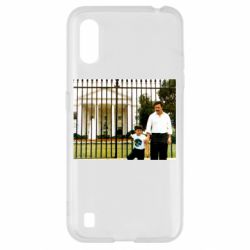 Чехол для Samsung A01/M01 Пабло Эскобар-PrintSalon Чехол для Samsung A01/M01 Пабло Эскобар