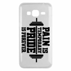 Чехол для Samsung J3 2016 Pain is temporary pride is forever - PrintSalon