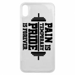 Чехол для iPhone Xs Max Pain is temporary pride is forever - PrintSalon