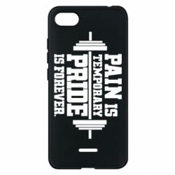 Чехол для Xiaomi Redmi 6A Pain is temporary pride is forever - PrintSalon