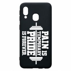 Чехол для Samsung A40 Pain is temporary pride is forever - PrintSalon