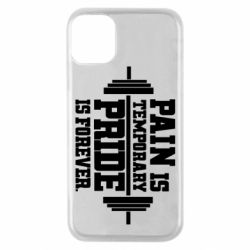 Чехол для iPhone 11 Pro Pain is temporary pride is forever - PrintSalon