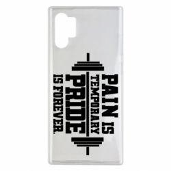 Чехол для Samsung Note 10 Plus Pain is temporary pride is forever - PrintSalon