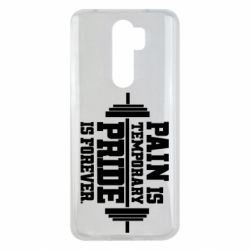 Чехол для Xiaomi Redmi Note 8 Pro Pain is temporary pride is forever - PrintSalon