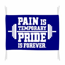 Флаг Pain is temporary pride is forever - PrintSalon