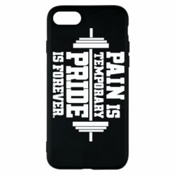 Чехол для iPhone SE 2020 Pain is temporary pride is forever - PrintSalon