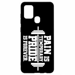 Чехол для Samsung A21s Pain is temporary pride is forever - PrintSalon