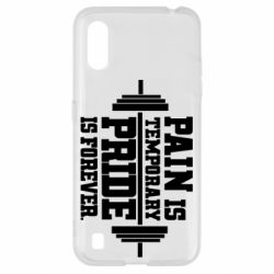 Чехол для Samsung A01/M01 Pain is temporary pride is forever - PrintSalon