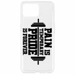 Чехол для Oppo Reno 4 Lite Pain is temporary pride is forever - PrintSalon