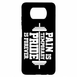 Чехол для Xiaomi Poco X3 Pain is temporary pride is forever - PrintSalon