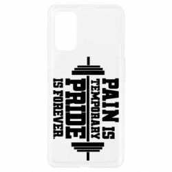Чехол для Realme 7 Pro Pain is temporary pride is forever - PrintSalon