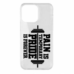 Чехол для iPhone 14 Pro Max Pain is temporary pride is forever - PrintSalon