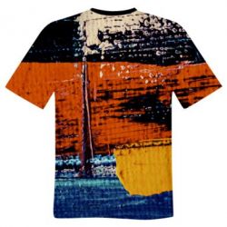 Мужская футболка 3D Paint strokes-PrintSalon Мужская футболка 3D Paint strokes