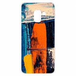 Чехол для Samsung A8 2018 Paint strokes
