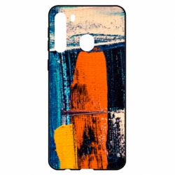 Чехол для Samsung A21 Paint strokes - PrintSalon