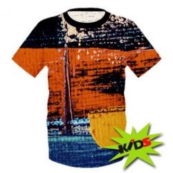 Детская 3D футболка Paint strokes - PrintSalon