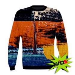 Детский 3D свитшот Paint strokes - PrintSalon