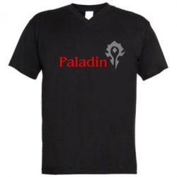 Мужская футболка  с V-образным вырезом Paladin - PrintSalon