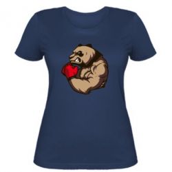 Женская футболка Panda Boxing - PrintSalon