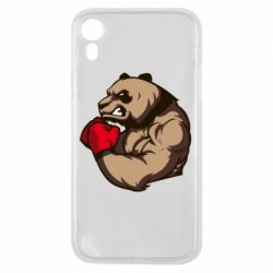 Чехол для iPhone XR Panda Boxing - PrintSalon